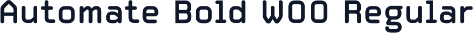 Automate Bold W00 Regular