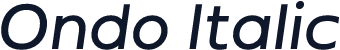 Ondo Italic
