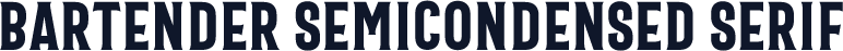 Bartender SemiCondensed Serif
