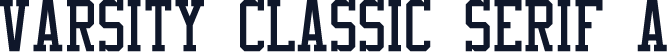 Varsity Classic Serif A