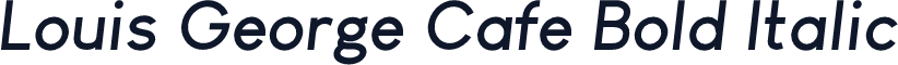 Louis George Cafe Bold Italic