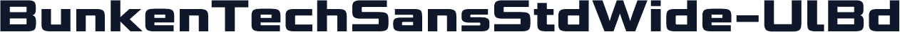 ☞BunkenTechSansStdWide-UlBd