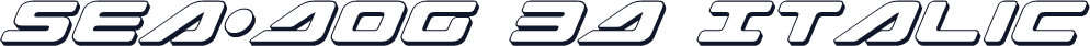 Sea-Dog 3D Italic