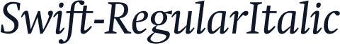 Swift-RegularItalic