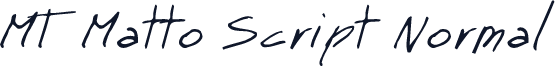 MT Matto Script Normal