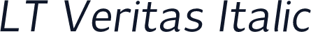 LT Veritas Italic