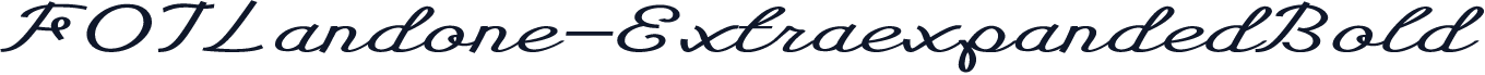 FOTLandone-ExtraexpandedBold