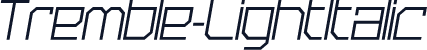Tremble-LightItalic