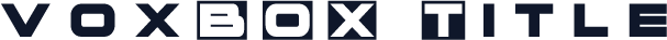 voxBOX Title