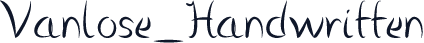 Vanlose_Handwritten