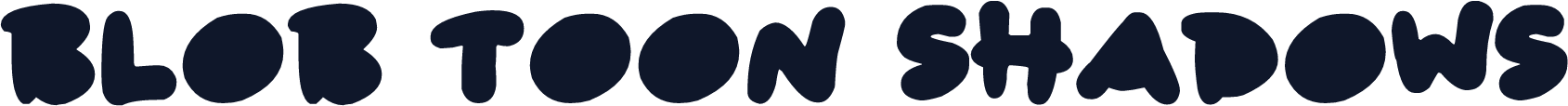 Blob Toon Shadows