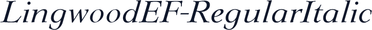 LingwoodEF-RegularItalic