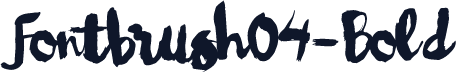 Fontbrush04-Bold