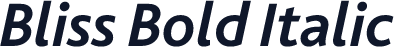Bliss Bold Italic