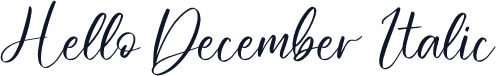 Hello December Italic