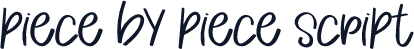 Piece By Piece Script