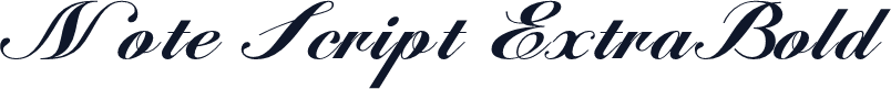 Note Script ExtraBold