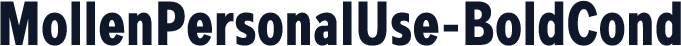 MollenPersonalUse-BoldCond