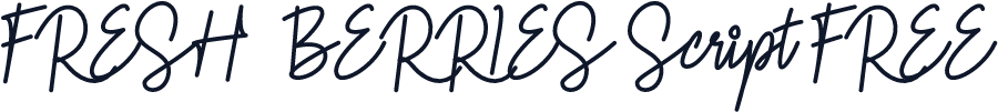 FRESH  BERRIES Script FREE