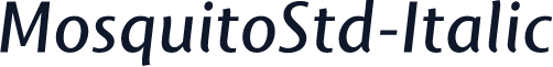 MosquitoStd-Italic