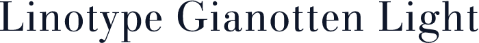 Linotype Gianotten Light