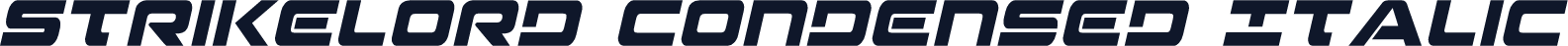 Strikelord Condensed Italic