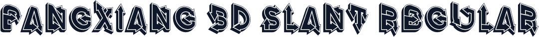Fangxiang 3D Slant Regular
