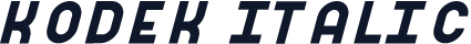 Kodek Italic