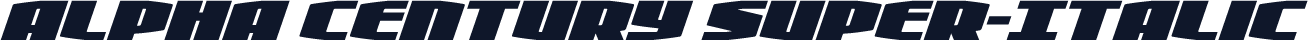 Alpha Century Super-Italic