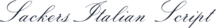 Sackers Italian Script