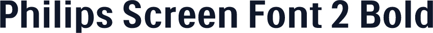 Philips Screen Font 2 Bold