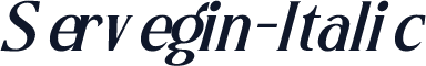 Servegin-Italic