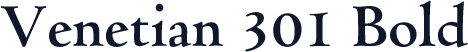 Venetian 301 Bold