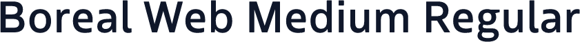 Boreal Web Medium Regular