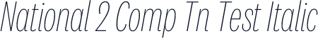 National 2 Comp Tn Test Italic