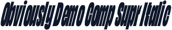 Obviously Demo Comp Supr Italic