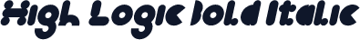 High Logic Bold Italic