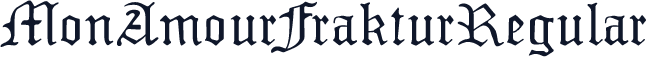 MonAmourFrakturRegular
