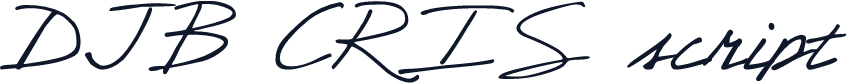 DJB CRIS script