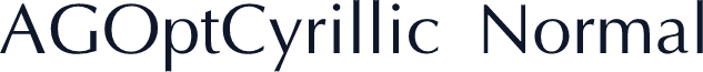 AGOptCyrillic Normal