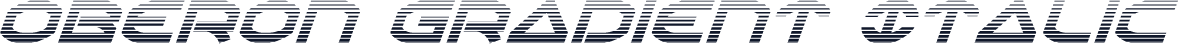 Oberon Gradient Italic