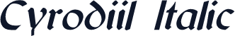 Cyrodiil Italic