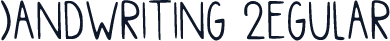 Handwriting Regular