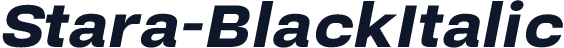Stara-BlackItalic