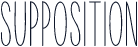 Supposition