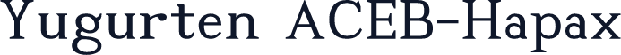 Yugurten ACEB-Hapax