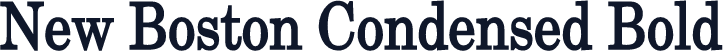 New Boston Condensed Bold