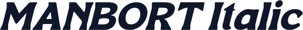 MANBORT Italic