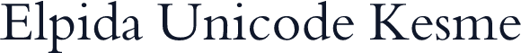 Elpida Unicode Kesme