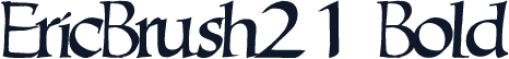 EricBrush21 Bold